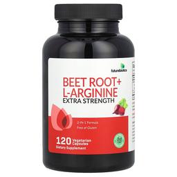 퓨쳐바이오틱스 Futurebiotics, 비트 뿌리 + L-아르기닌, 베지 캡슐 120정