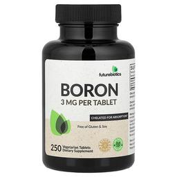 퓨쳐바이오틱스 Futurebiotics, 붕소, 3mg, 베지 정제 250정