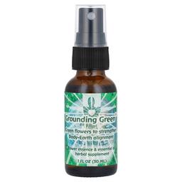 플라워 에센스 서비스 Flower Essence Services, 꽃 에센스 & 에센셜 오일, 그라운딩 그린, 30ml(1fl oz)