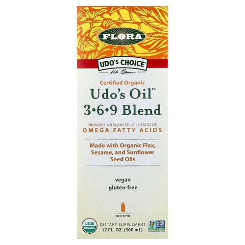 프로라 Flora, 유기농 Udo's Oil™ 3-6-9 혼합물, 500ml(17fl oz) 상세 이미지