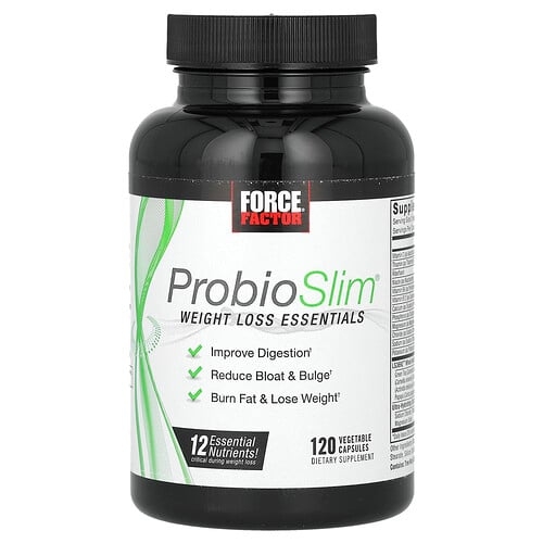 Force Factor, ProbioSlim, 체중 감량 에센셜스, 베지 캡슐 120정 상세 이미지