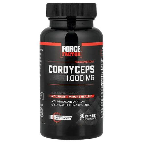Force Factor, 펀더멘탈, 동충하초, 캡슐 60정 상품 이미지
