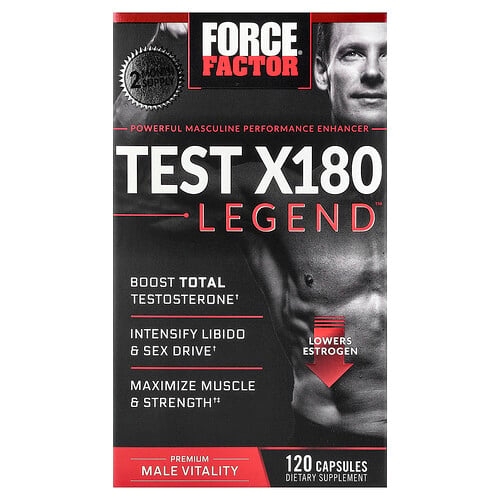Force Factor, Test X180 Legend™, 캡슐 120정 상세 이미지