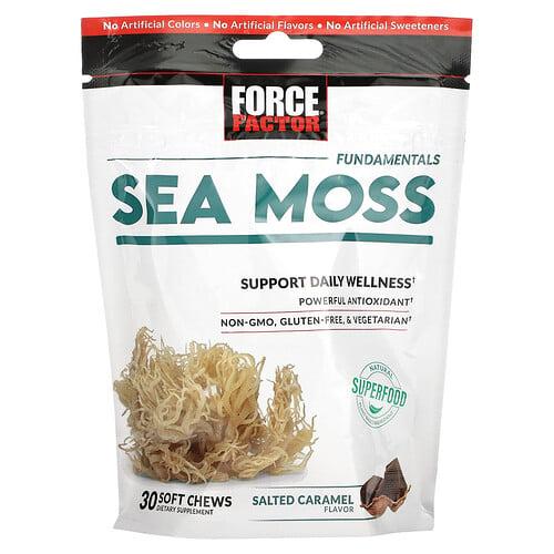 Force Factor, 펀더멘탈, 바다 이끼, 솔티드 캐러멜, 소프트 츄 30개(츄 1개당 250mg) 상품 이미지