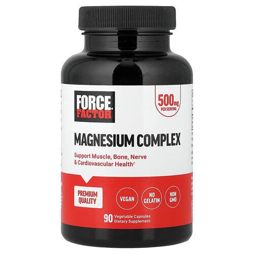Force Factor, 마그네슘 복합체, 500mg, 베지 캡슐 90정 상품 이미지