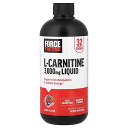 Force Factor, 액상 l-카르니틴, 베리 맛, 473ml(16fl oz)