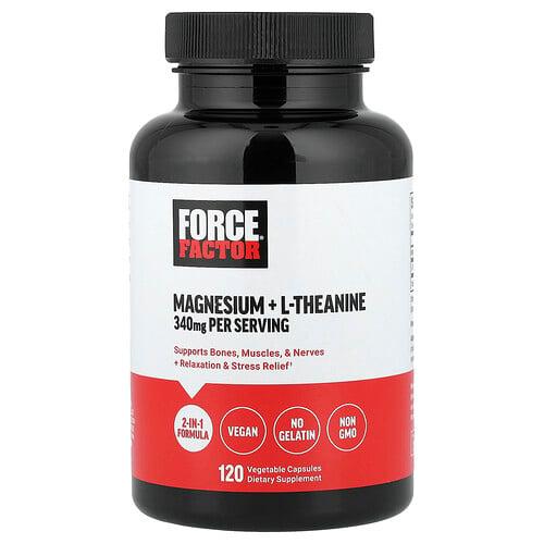 Force Factor, 마그네슘 + l-테아닌, 베지 캡슐 120정 상품 이미지