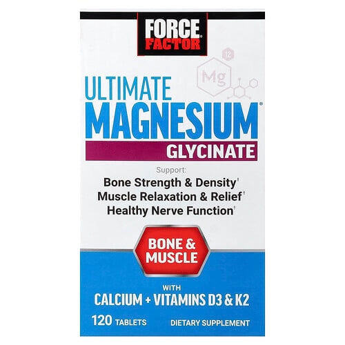 Force Factor, Ultimate Magnesium® 글리시네이트, 120정 상세 이미지