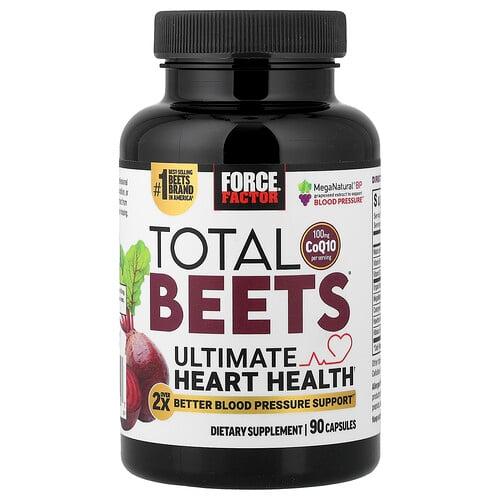 Force Factor, Total Beets®, 심장 건강 증진, 캡슐 90정 상품 이미지