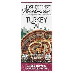 호스트 디펜스 Host Defense, Mushrooms™, 구름버섯, 캡슐 60정(캡슐당 0.5g)