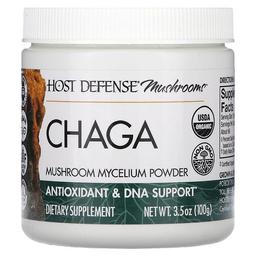 호스트 디펜스 Host Defense, 버섯, 차가버섯, 버섯 균사체 분말, 100g(3.5oz)