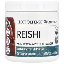 호스트 디펜스 Host Defense, Mushrooms™, 영지버섯, 버섯 균사체 분말, 100g(3.5oz)