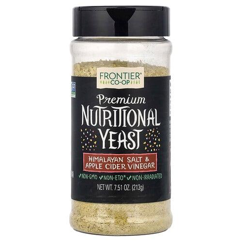 프론티어 코업 Frontier Co-op, 프리미엄 영양 효모, 히말라야 소금 및 사과 식초, 213g(7.51oz) 상품 이미지