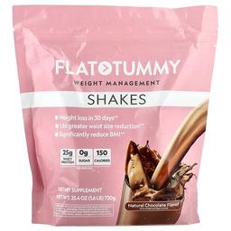 플랫 터미 Flat Tummy, 셰이크, 천연 초콜릿 맛, 720g(1.6lb)