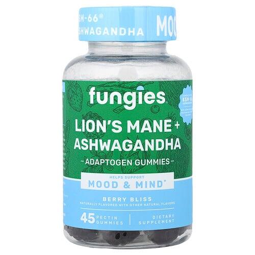 펀지스 Fungies, 노루궁뎅이버섯 + 아슈와간다 구미젤리, 베리 블리스, 펙틴 구미젤리 45개 상품 이미지
