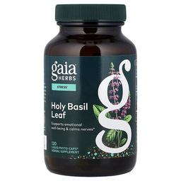 가이아 허브 Gaia Herbs, 홀리 바질 잎, 120 액상 Phyto-Caps®
