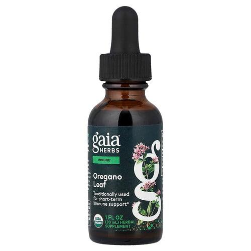 가이아 허브 Gaia Herbs, 오레가노 잎, 30ml(1fl oz) 상품 이미지