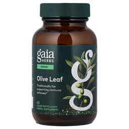 가이아 허브 Gaia Herbs, Olive Leaf, Liquid Phyto-Caps® 60정(캡슐 1정당 680mg)