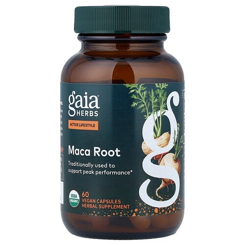 가이아 허브 Gaia Herbs, 마카 뿌리, 베지 캡슐 60정(캡슐 1정당 500mg) 상세 이미지