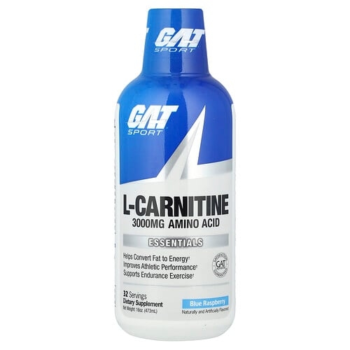 GAT, Sport, l-카르니틴, 블루 라즈베리, 473ml(16oz) 상세 이미지