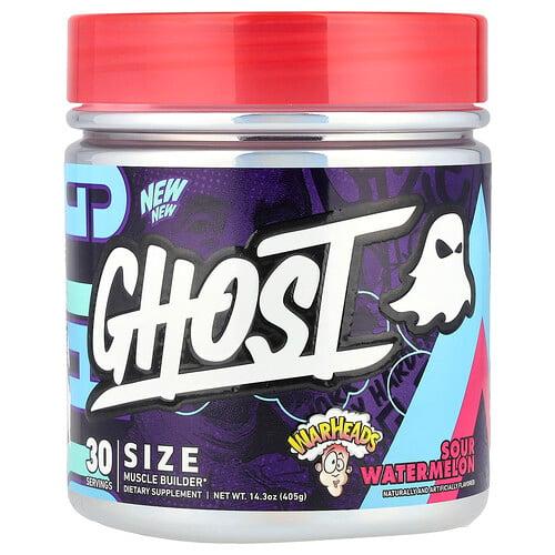 고스트 Ghost, 사이즈, 근육 생성제, 워헤드® 사워 수박 맛, 405g(14.3oz) 상품 이미지