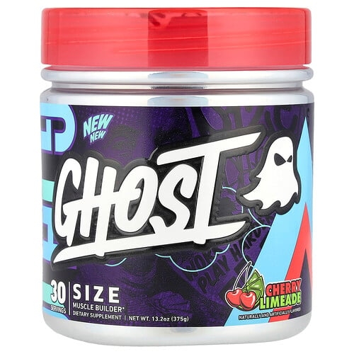 고스트 Ghost, 사이즈, Muscle Builder, 체리 라임에이드, 375g(13.2oz) 상세 이미지