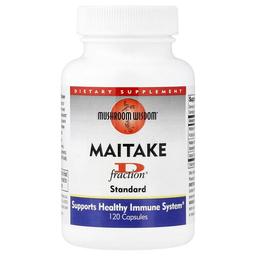 머시룸 위스덤 Mushroom Wisdom, Maitake D Fraction®, 표준, 캡슐 120정