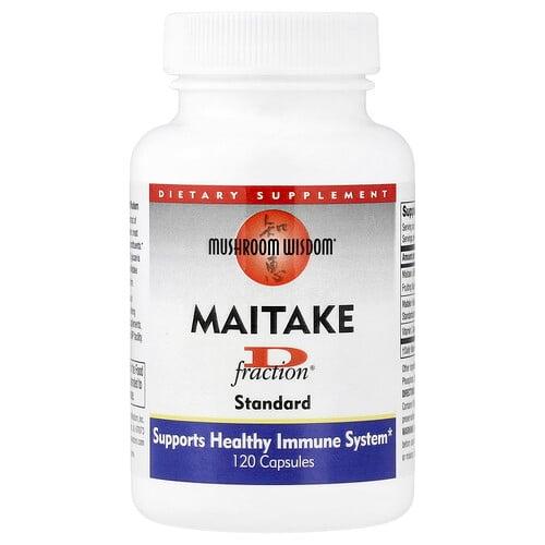 머시룸 위스덤 Mushroom Wisdom, Maitake D Fraction®, 표준, 캡슐 120정 상세 이미지