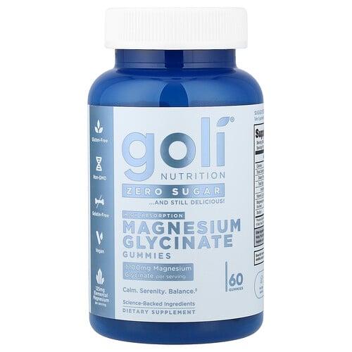 Goli Nutrition, 마그네슘 글리신산 구미젤리, 60개 상품 이미지