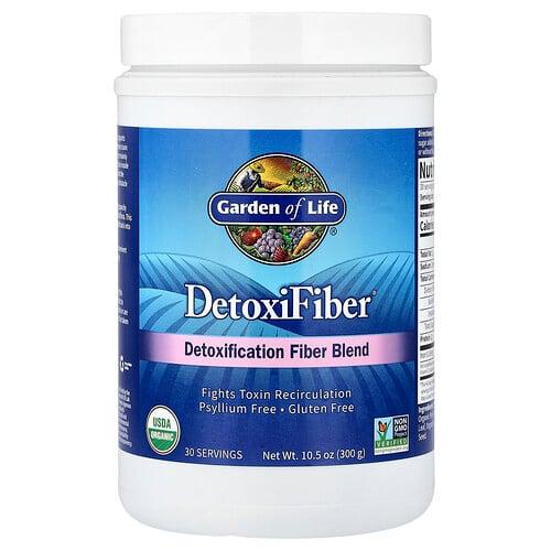가든 오브 라이프 Garden of Life, DetoxiFiber®, 해독 작용, 식이섬유 혼합물, 300g(10.5oz) 상품 이미지
