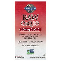 가든 오브 라이프 Garden of Life, RAW CoQ10, 베지 캡슐 60정