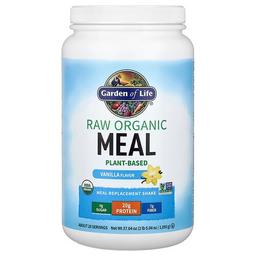 가든 오브 라이프 Garden of Life, 무가공 유기농 식사 대용식 셰이크, 바닐라, 1,050g(2lb 5.04oz)