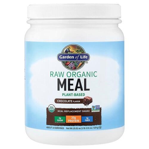 가든 오브 라이프 Garden of Life, 무가공 유기농 식사 대용 셰이크, 초콜릿, 539g(19.01oz) 상품 이미지