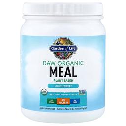 가든 오브 라이프 Garden of Life, RAW 유기농 식사 대용 셰이크, 약간 단맛, 532g(1lb 2.76oz)