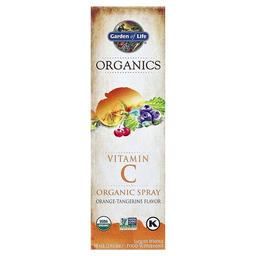 가든 오브 라이프 Garden of Life, Organics, 비타민C 오가닉 스프레이, 오렌지-귤, 58ml(2fl oz)