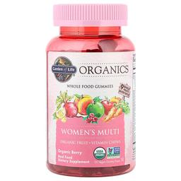 가든 오브 라이프 Garden of Life, 오가닉스, 여성용 종합 구미젤리, 유기농 베리, 비건 구미젤리 드롭 120개
