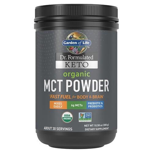 가든 오브 라이프 Garden of Life, Dr. Formulated 케토, 유기농 MCT 분말, 300g(10.58oz) 상품 이미지