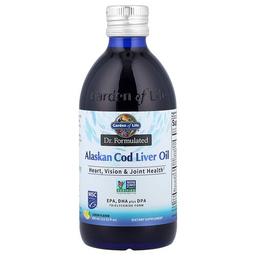 가든 오브 라이프 Garden of Life, 자메스 제조, 알래스카 대구 간유, 레몬, 400ml(13.52fl oz)