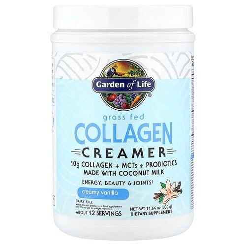 가든 오브 라이프 Garden of Life, 목초 사육 콜라겐 크리머, 크림 바닐라, 330g(11.64oz) 상품 이미지