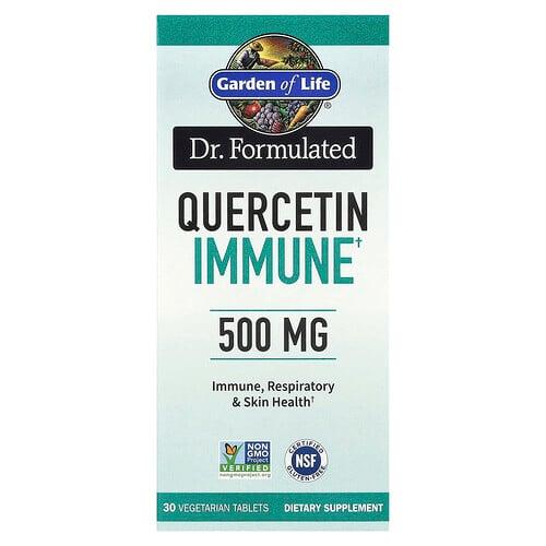 가든 오브 라이프 Garden of Life, 의사가 제조, 퀘르세틴 이뮨, 500mg, 베지 정제 30정 상품 이미지