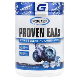 게스파리 뉴트리션 Gaspari Nutrition, 9가지 필수 아미노산이 함유된 Proven EAAs™, 블루베리 아사이, 390g(13.75oz)