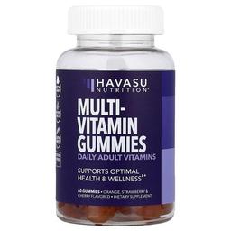 Havasu Nutrition, 종합비타민 구미젤리, 오렌지, 딸기 & 체리, 구미젤리 60개
