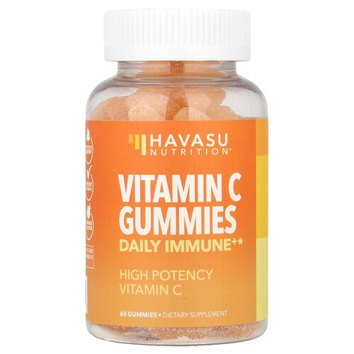 Havasu Nutrition, 비타민C 구미젤리, 데일리 이뮨+, 오렌지 맛, 구미젤리 60개 상세 이미지