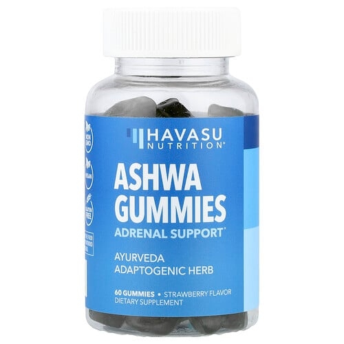 Havasu Nutrition, 아슈와 구미젤리, 딸기, 구미젤리 60개 상세 이미지