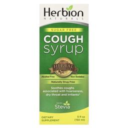 허비온 Herbion Naturals, 무설탕 기침 시럽, 스테비아 함유, 알코올 무함유, 150ml(5fl oz)