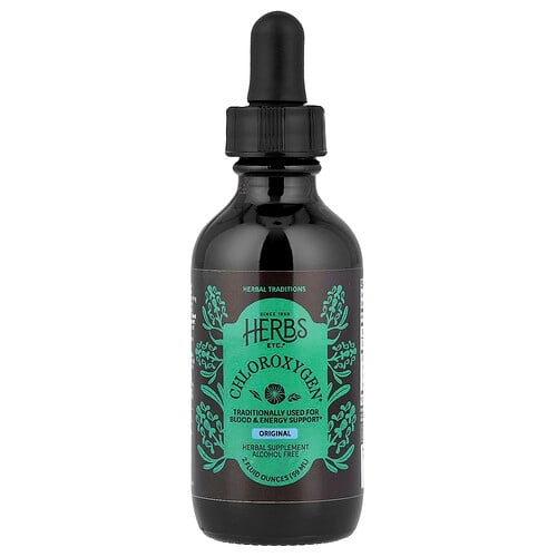 허브 Herbs Etc., ChlorOxygen®, 오리지널, 알코올 무함유, 59ml(2fl oz) 상세 이미지