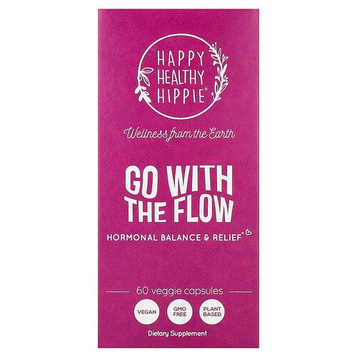 해피 헬시 히피 Happy Healthy Hippie, Go With The Flow, 호르몬 균형 및 완화, 베지 캡슐 60정 상품 이미지