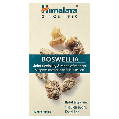 히말리야 허벌 헬스케어 Himalaya, 보스웰리아, 베지 캡슐 120정(캡슐 1정당 125mg) 상세 이미지