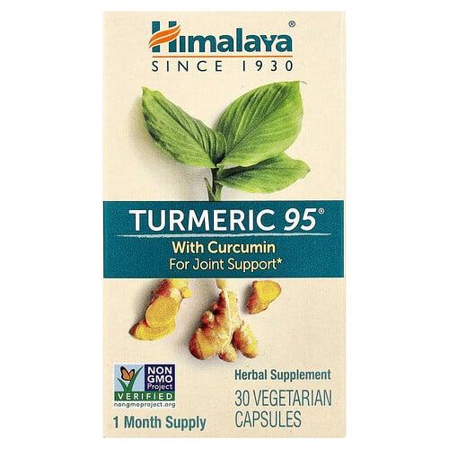 히말리야 허벌 헬스케어 Himalaya, Turmeric 95®, 커큐민 함유, 베지 캡슐 30정 상품 이미지