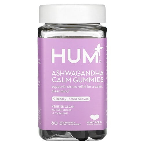 훔 뉴트리션 HUM Nutrition, 아슈와간다 Calm 구미젤리, 혼합 베리, 비건 구미젤리 60개 상세 이미지